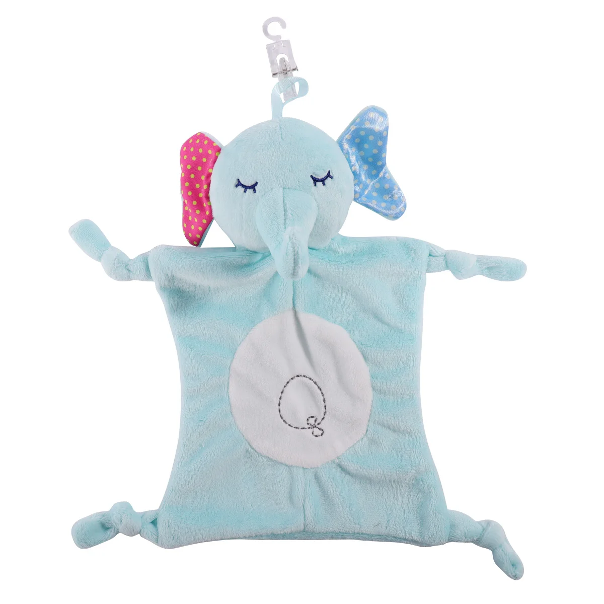 

Детское успокаивающее полотенце с рисунком слона, 30 см, мягкое одеяло с животными, удобное детское полотенце для мальчиков и девочек, цветное познавательное развитие