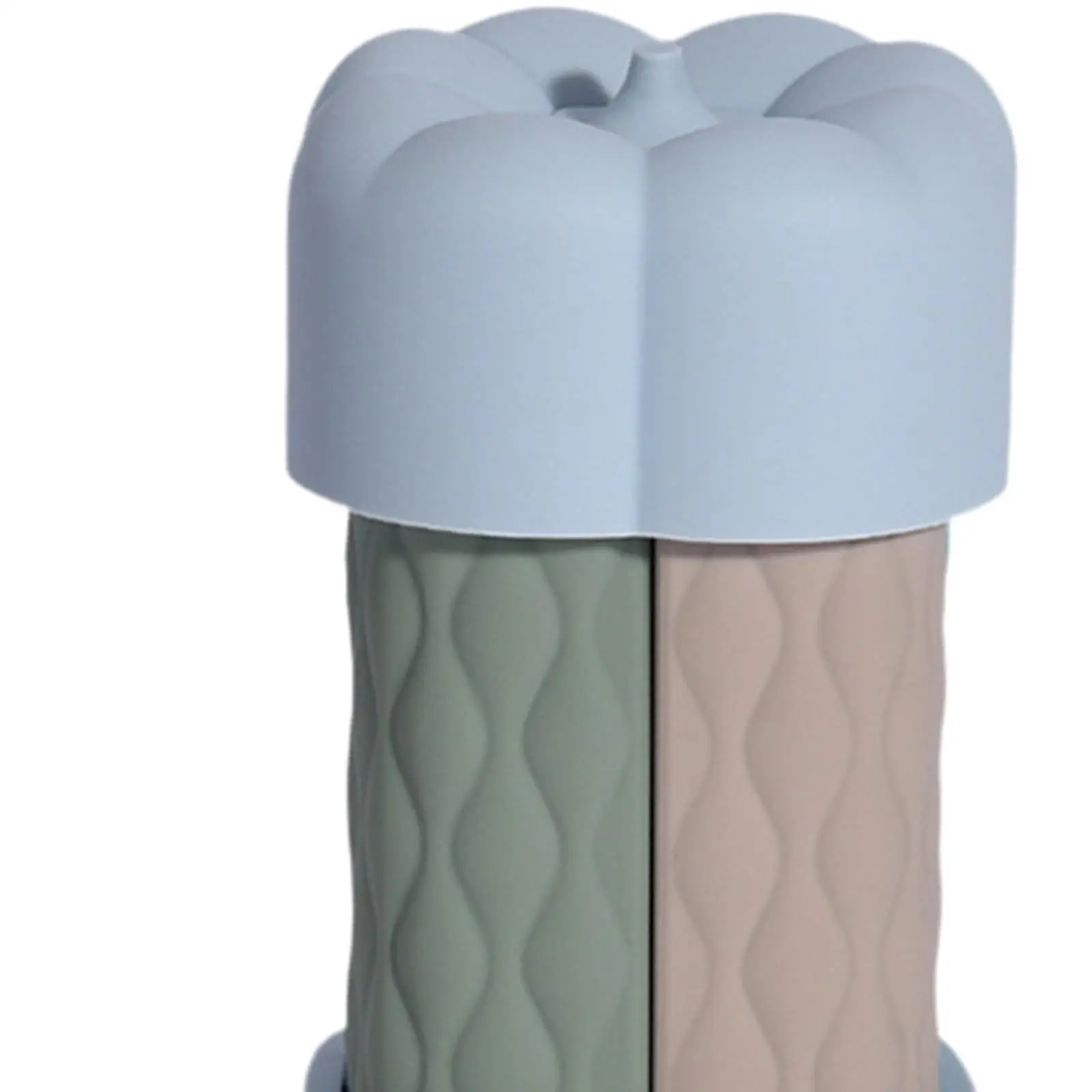 4 Pieces Silicone Traveling Bottles Wear Resistant Reusable Portable Space Saving Travel Size Containers for Cream Conditioner