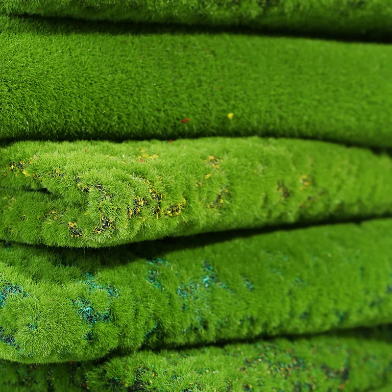 Artificial Moss Turf Fake Grassland Simulation Muscus Synthetic Lawns Grass Carpet Decor Outdoor Ornament Garden Decoration