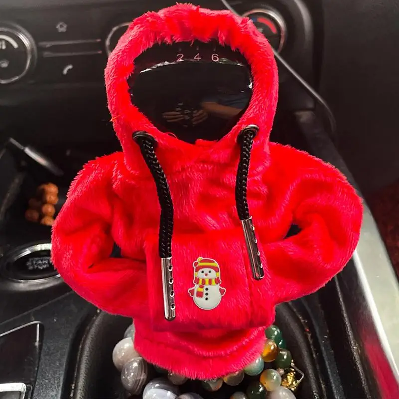 Car Shifter Hoodie Christmas-theme Sweater Hoodie For Car Shifter Adjustable And Stylish Gear Shift Cover Shift Gear Cover For