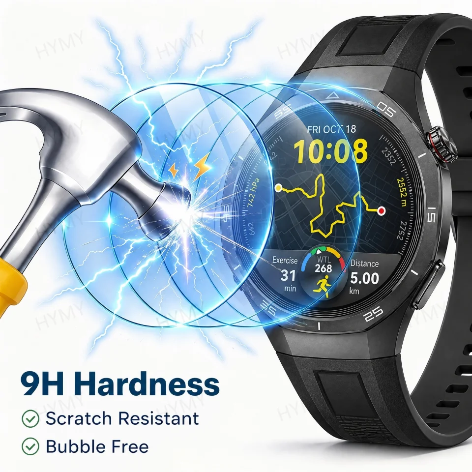 Tempered Glass for Huawei Watch GT 7 6 5 Pro 4 41MM/46MM GT4 GT5 GT6 GT7 Pro Screen Protector Glass Film Watch Accessories