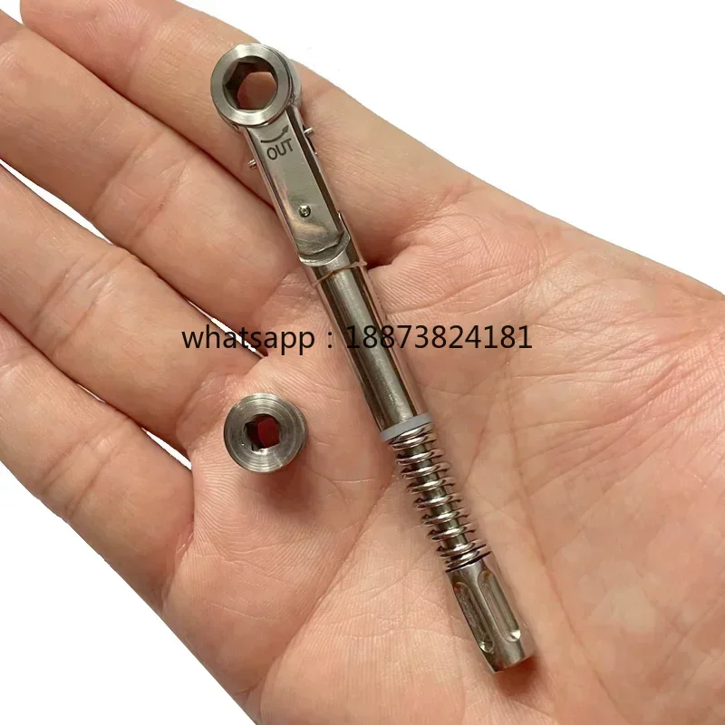 Dental Torque Ratchet Wrench Tool Top Quality,10.5 Mm , 10-50 Ncm Top Quality with Drivers Stainless Steel Tool  fast shipping