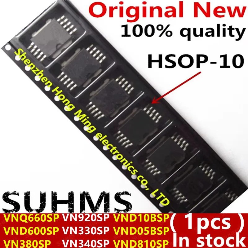 (1piece)100% New VNQ660SP VND600SP VN920SP VN330SP VN340SP VND10BSP VND05BSP VND810SP VN380SP VND810 VN380 HSOP-10 Chipset