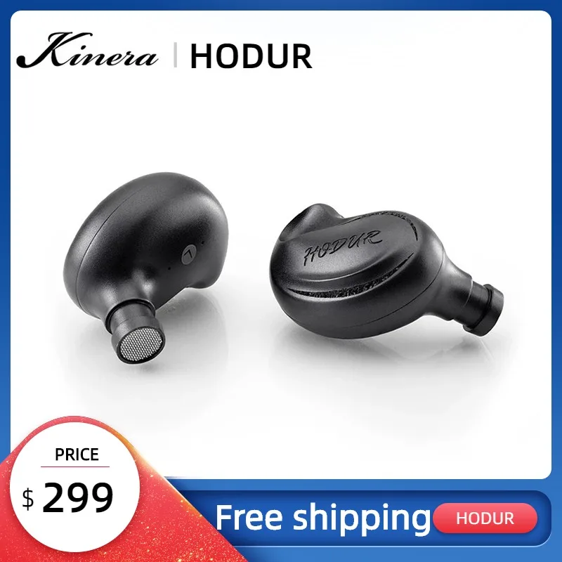 

KINERA HODUR 1DD+1BA+1EST Hybrid Driver In-ear Monitors Earphone IEM Earbuds 0.78mm 2pin 2.5+4.4mmPlug Detachable Cable Headset