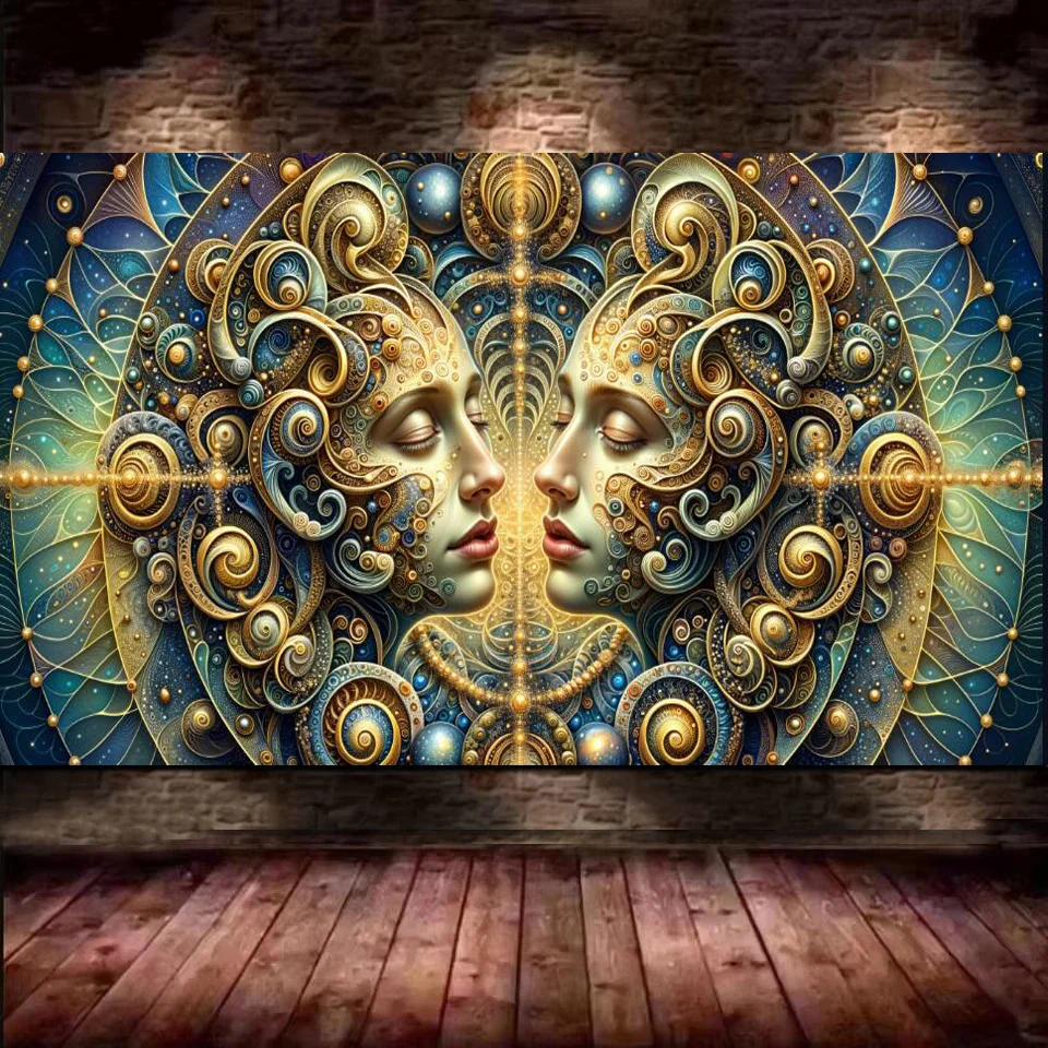 

Surreal Human-Like Faces With Eyes, DIY Diamond Painting Large Size New 2026 Full Diamond Mosaic Embroidery Cross Stitch Kits