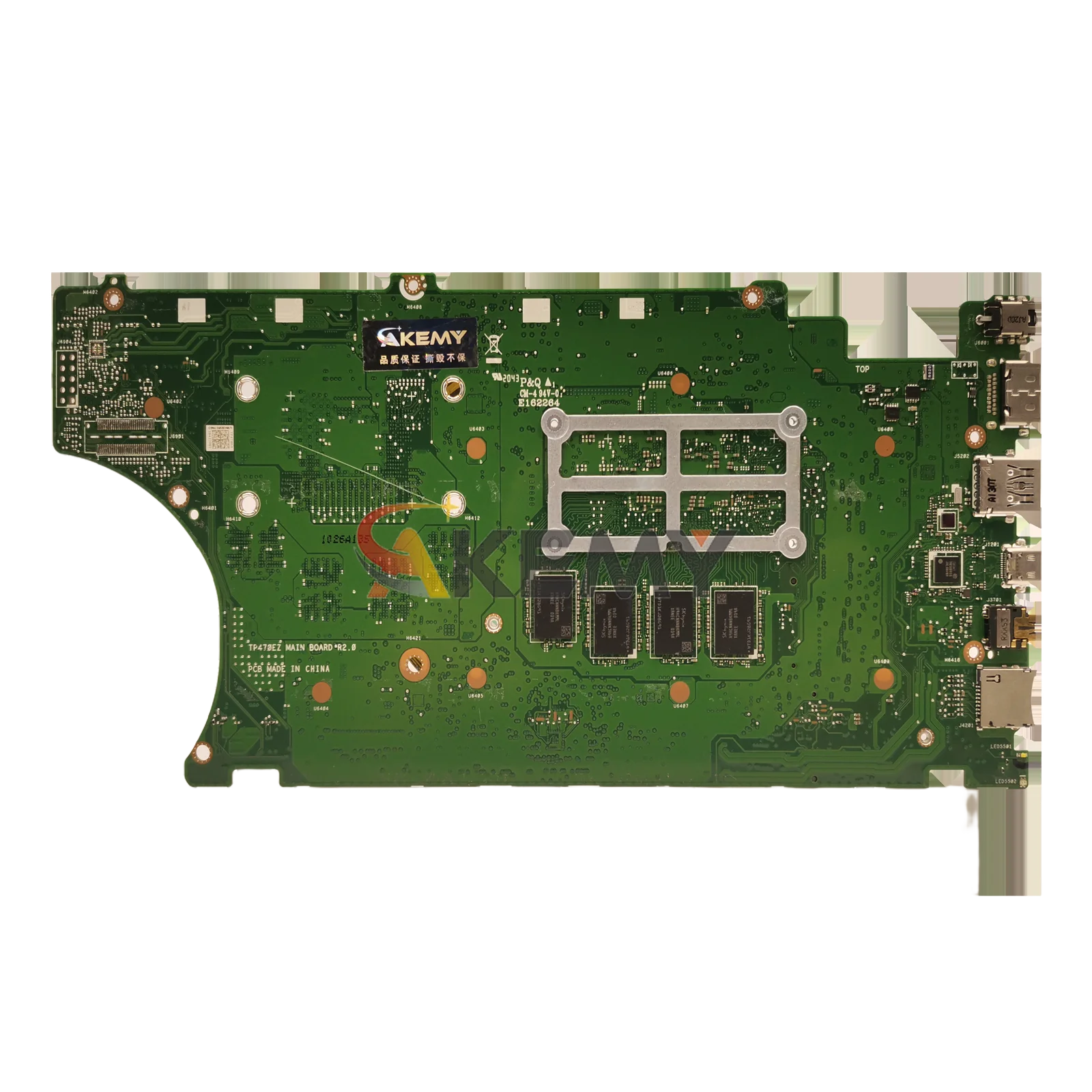 Placa base para ordenador portátil TP470EA para ASUS VivoBook Flip TP470E TP470EA TP470EZ placa base para portátil con 11. a generación I3 i5 i7 100% pruebas OK