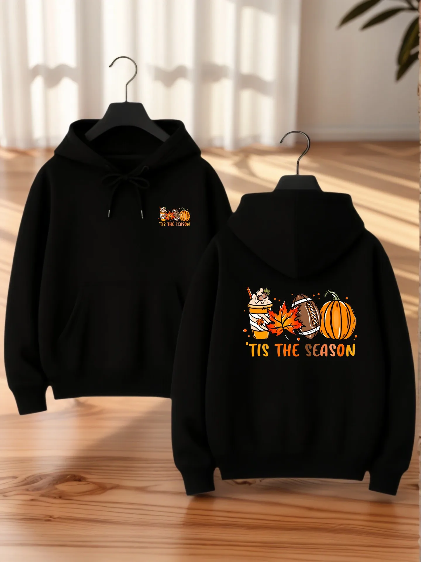 

Libra Facts Graphic Print Essential Hoodie, Aesthetic Casual Style, Soft Fabric, Casual Everyday Wear, For Teens
