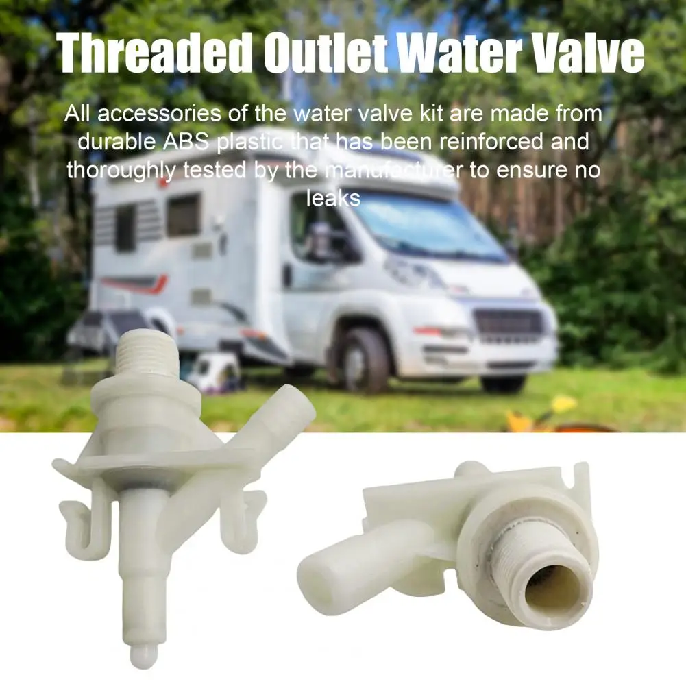 

385311641 Water Valve Kit Plastic RV Toilet Valve Parts Water Valve Replacement for 300 310 320 Series Pedal Flush Toilets
