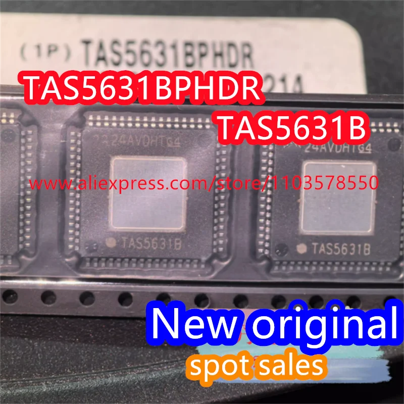 (1PCS) 100% brand new original TAS5631BPHDR silk screen TAS5631B package HTQFP-64 audio amplifier chip IC
