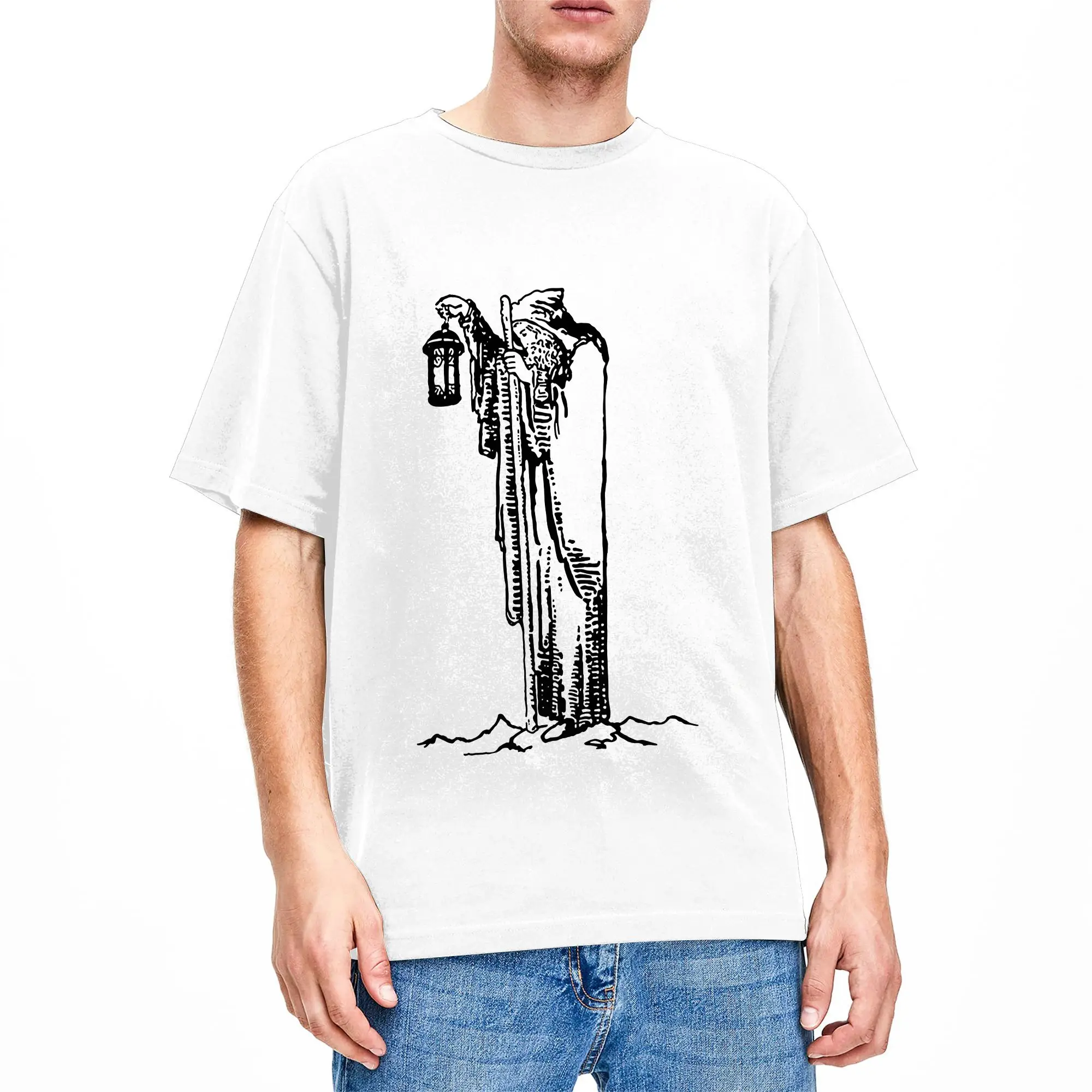Leds Zeppelins   T-Shirt Summer  Harajuku T Shirts Pure Cotton Round Neck Oversize Tees Short-Sleeved Vintage Tops