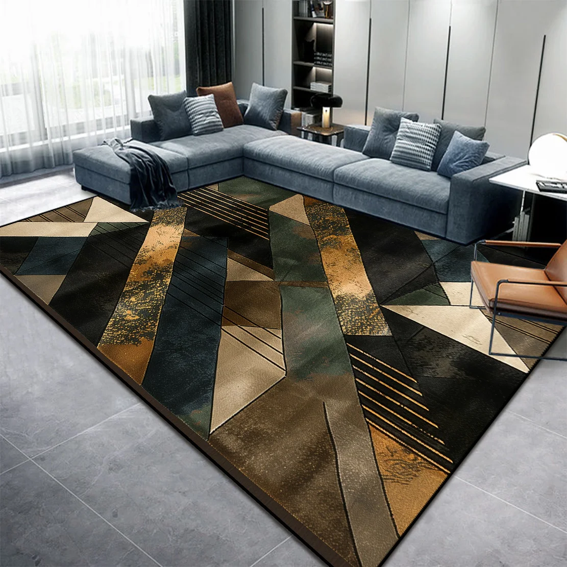 Modern Abstract Living Room Carpet Rugs for Bedroom Home Decor Leisure Rug Washable Lounge Coffee Tables Floor Mats 140x200cm