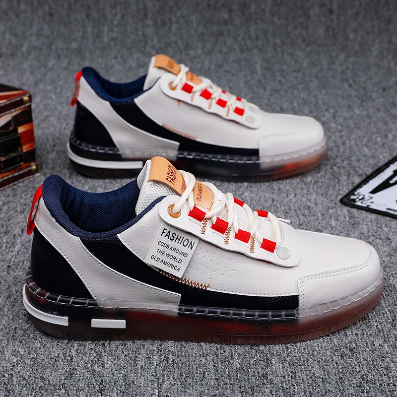 

Men's Low Top Skate Shoe Causal Dress All-Weather Breathable Lightweight Non-Slip Sneakers Comfort Fit Walking Shoes for Male