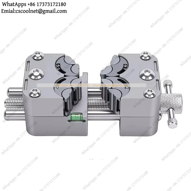 Mini Bench Vise With Anvil, Stainless Steel Multi-Jaw Drill Press Vise, Non-Slip Base, Precise Clamping, Home Workshop Tools