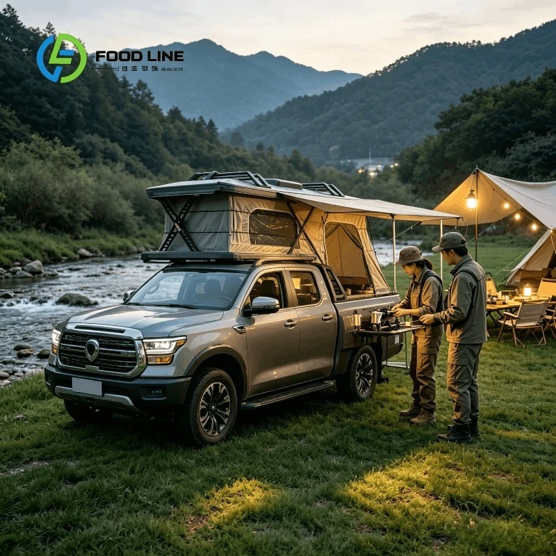 Customized Overland Truck Camper Aluminum Body Pop Up Roof for Outdoor Camping and Adventure Travel Bulk Order Wholesale Rate