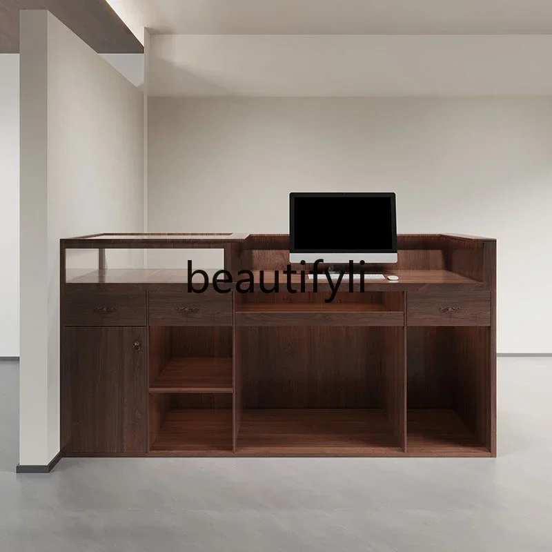 K182Korean buyer clothing store checkout counter antique bar counter high-end display cabinet