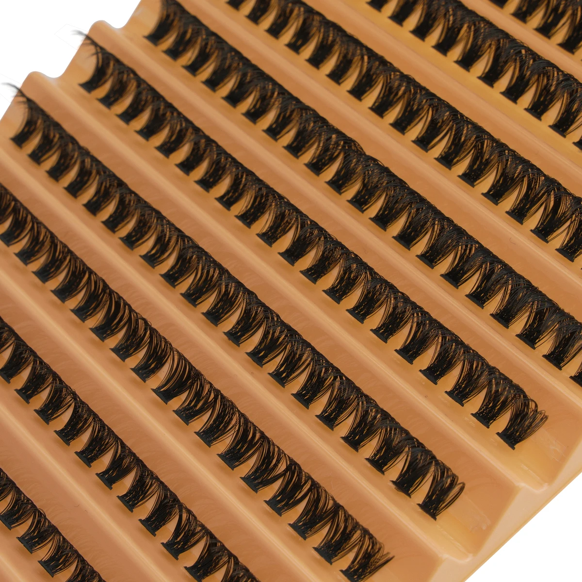 200 Cluster-Wimpernverlängerungen mit Werkzeug, 10 Reihen DIY-Wimpern-Set, vorgefertigtes Volumen 20D/50D, künstliche Wimpern für Make-up, Faux Clis – Detail 13
