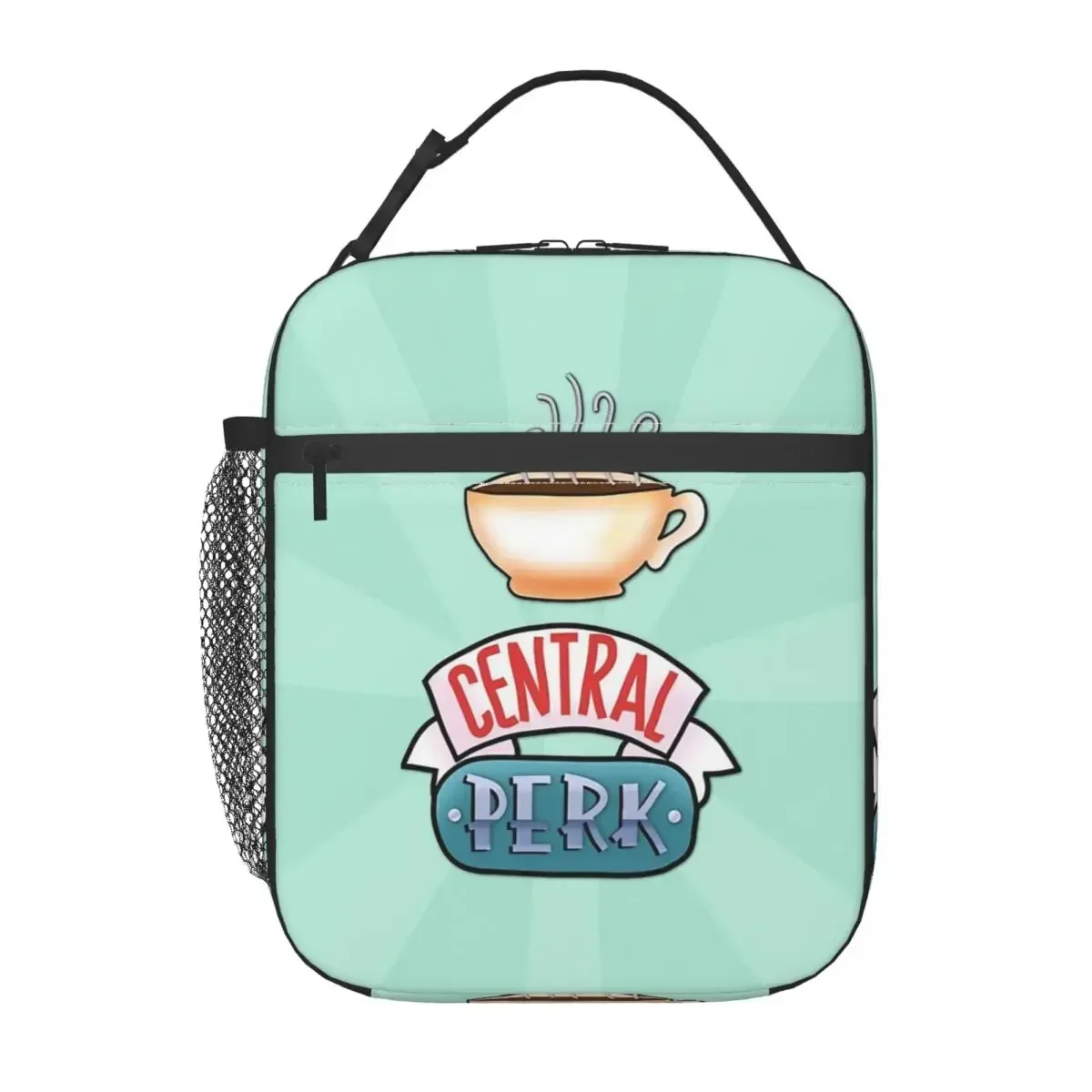 Friends TV Show Central Perk Thermal Insulated Lunch Bags Portable Food Container Bags Men Women Thermal Cooler Lunch Boxes