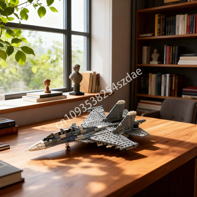 1875 Uds. MOC Sukhoi SU SM 1 escala creador modelo de construcción regalos de navidad bloques arquitectura juguete DIY Idea educación cumpleaños