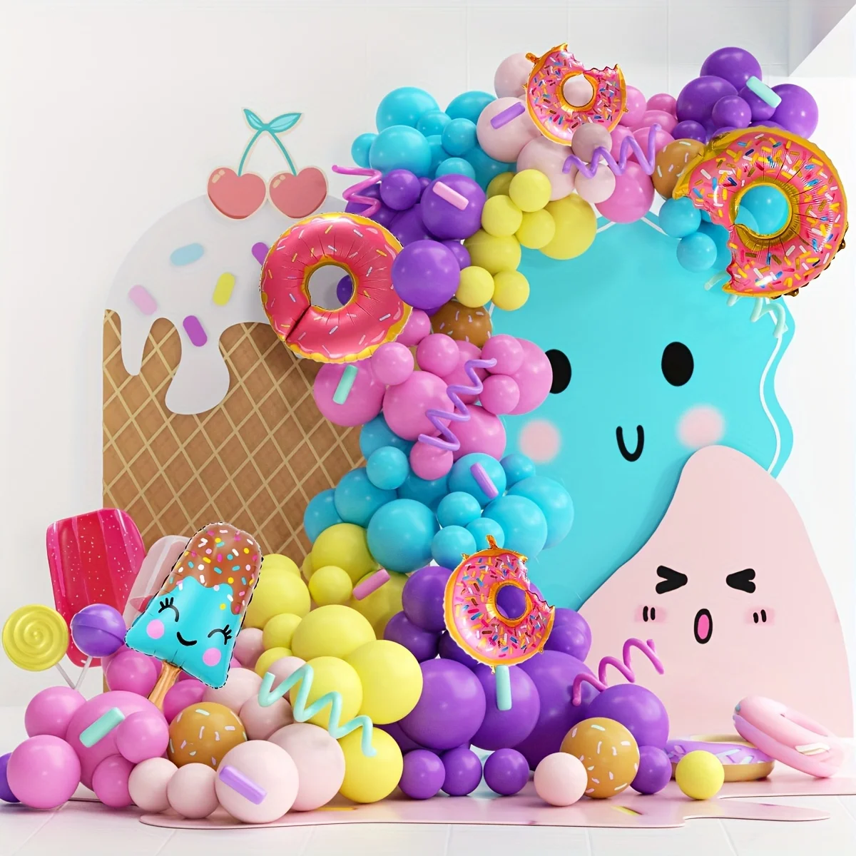 179Pcs, Donut Theme…