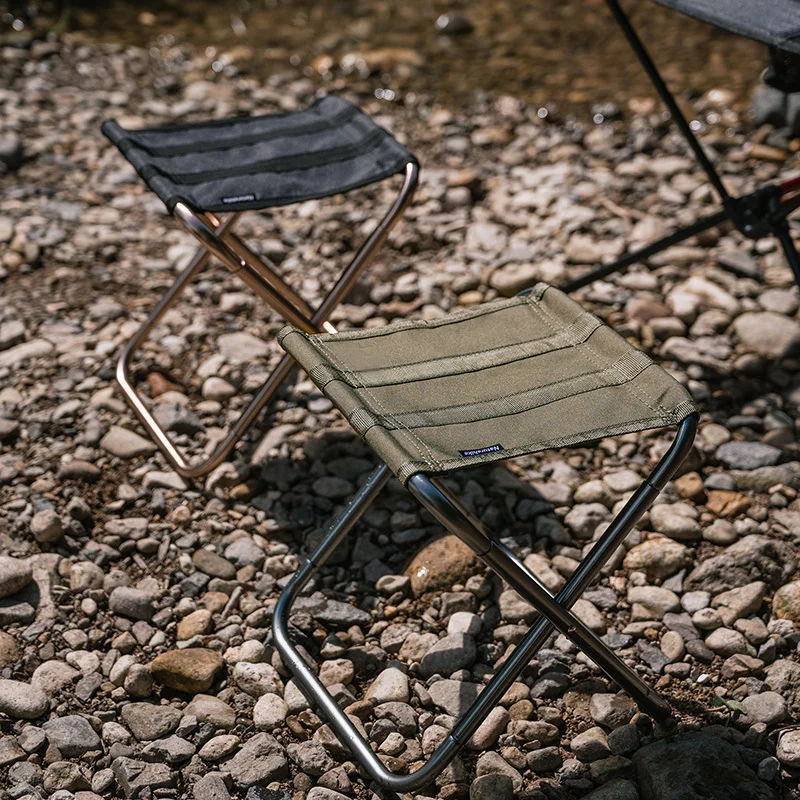 Naturehike Mini Camp Chair Lightweight Folding Small Camping Stool Portable Aluminum Chair Foot Rest For Outdoors Subway Train T