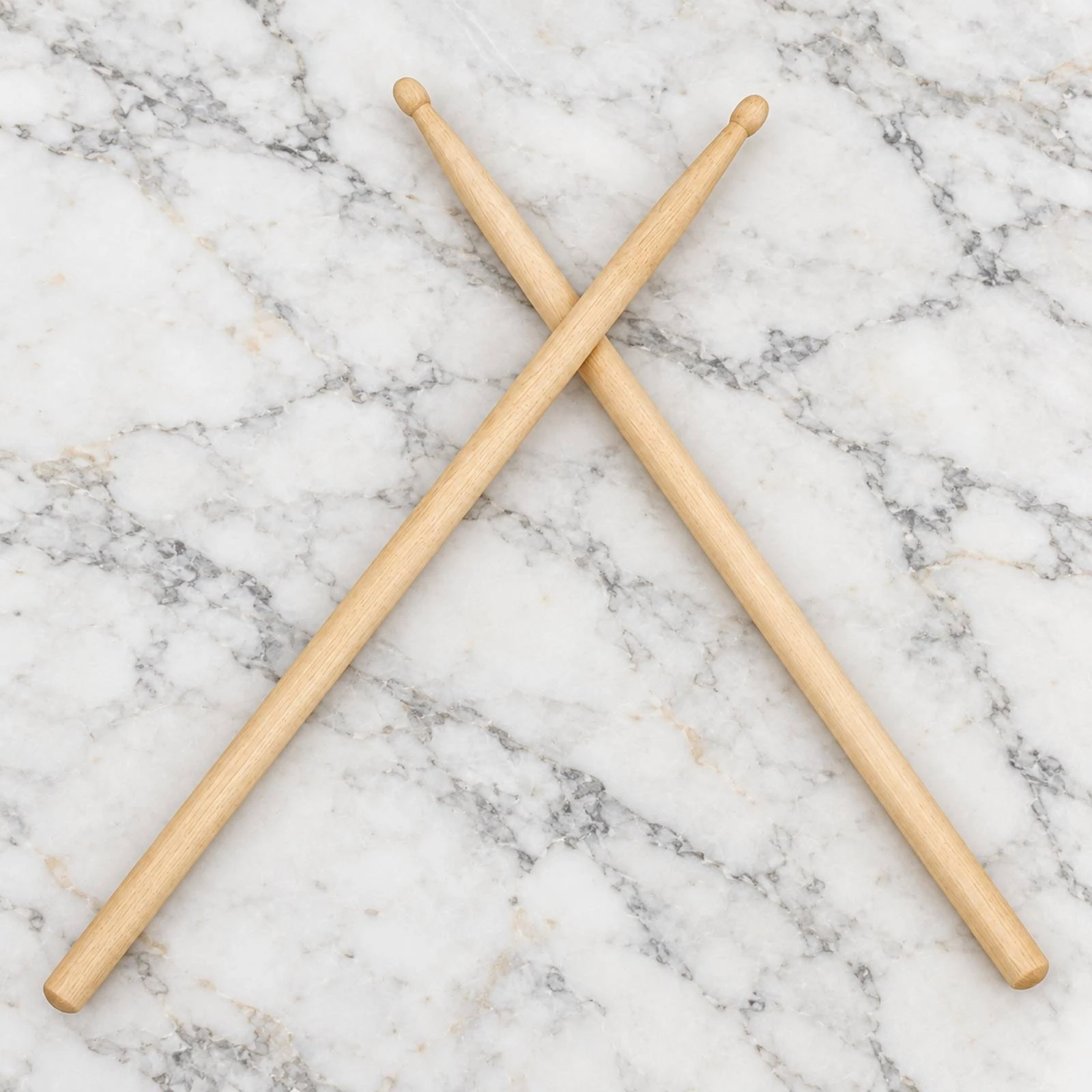 24 Pieces Maple Wood Drumstick Well-Balanced Tapered Wooden Drumstick Drumsticks with Round Wood Tip Responsive Practice Sticks