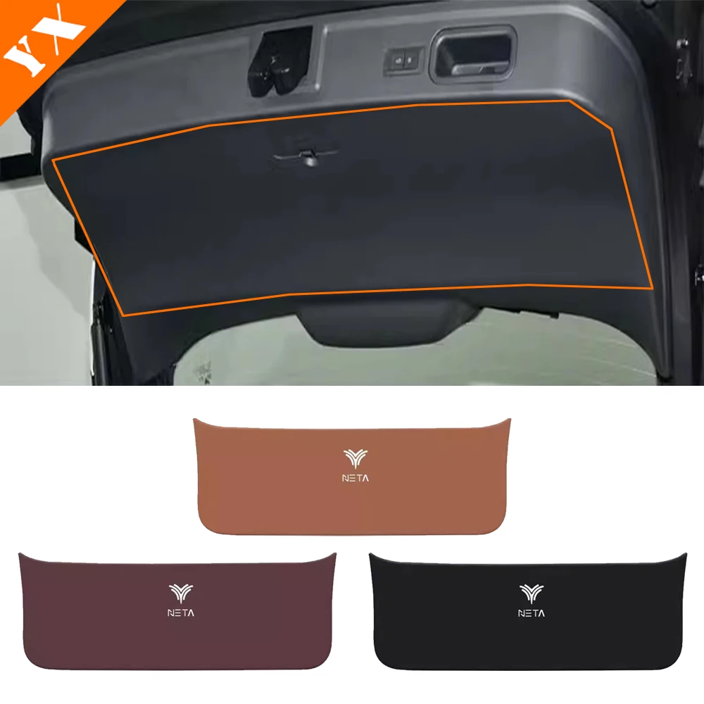 

Кожаный защитный коврик для заднего багажника автомобиля, задняя дверь, декоративный защитный чехол для NETA U PRO, аксессуары 2021-2024