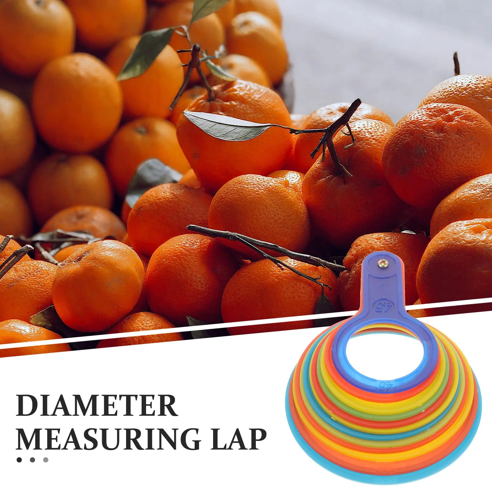 

1 Set Measuring Lap Tool For Diameter Gauges Farm Market Fruits Diameter Measuring Circle Use Orange Apple Grading Gauge Ring