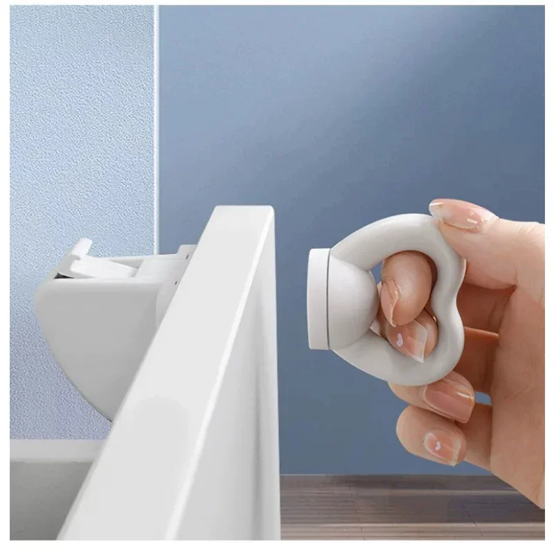 Invisible Magnetic Cabinet Lock Child Baby Safety Lock Anti-Opening Furniture Drawer Door Latch Safety Buckle Hardware Fitting