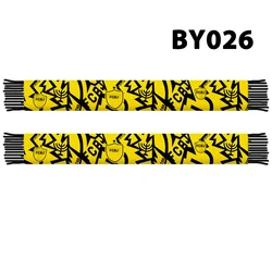 145*18 cm Size Beitar FCBJ Scarf Fans Double-faced Knitted BY026
