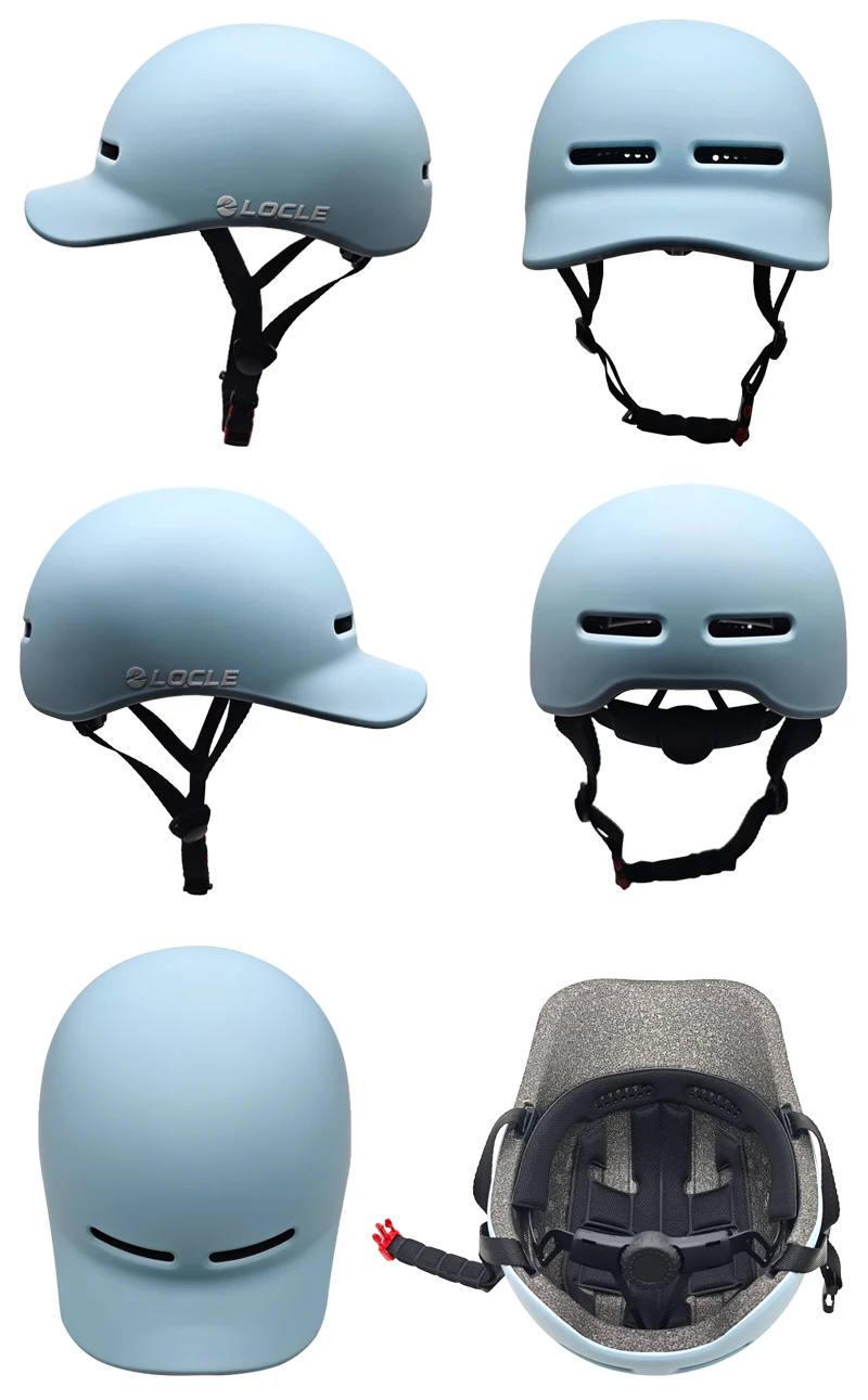 LOCLE Ultraleichter Fahrradhelm im Kappenstil mit Sonnenblende für Herren und Damen, In-Mold-Mountainbike-MTB-Fahrradhelm – Detail 17