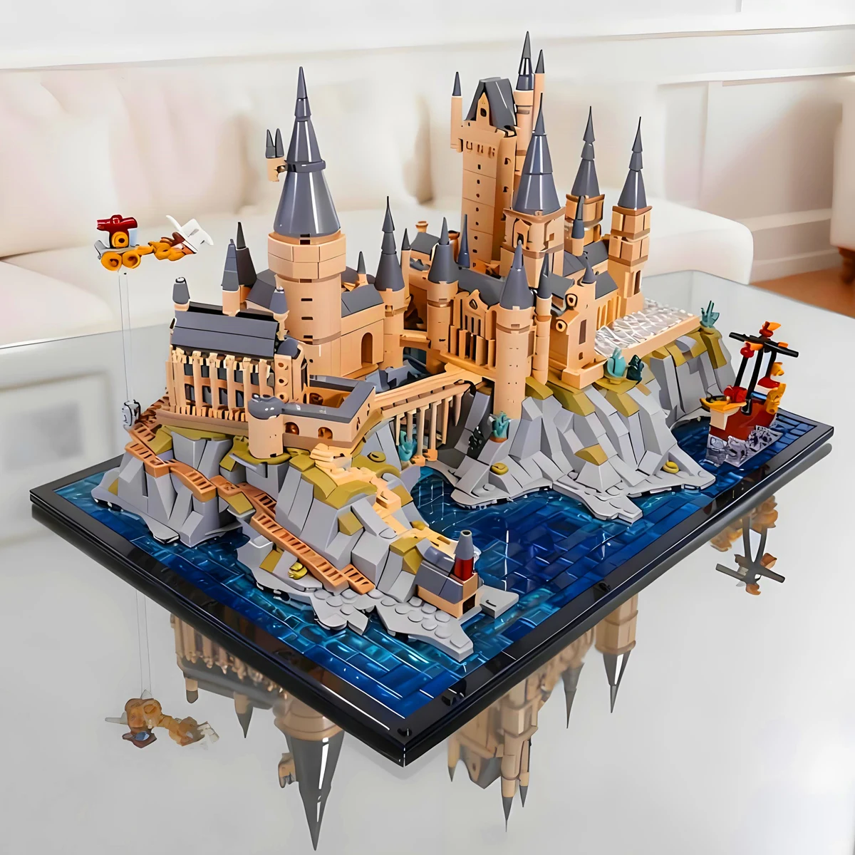 moc-76419-streetview-magic-academy-ecole-college-chateau-magique-et-terrain-modele-bloc-de-construction-brique-fete-cadeau-jouets-anniversaire