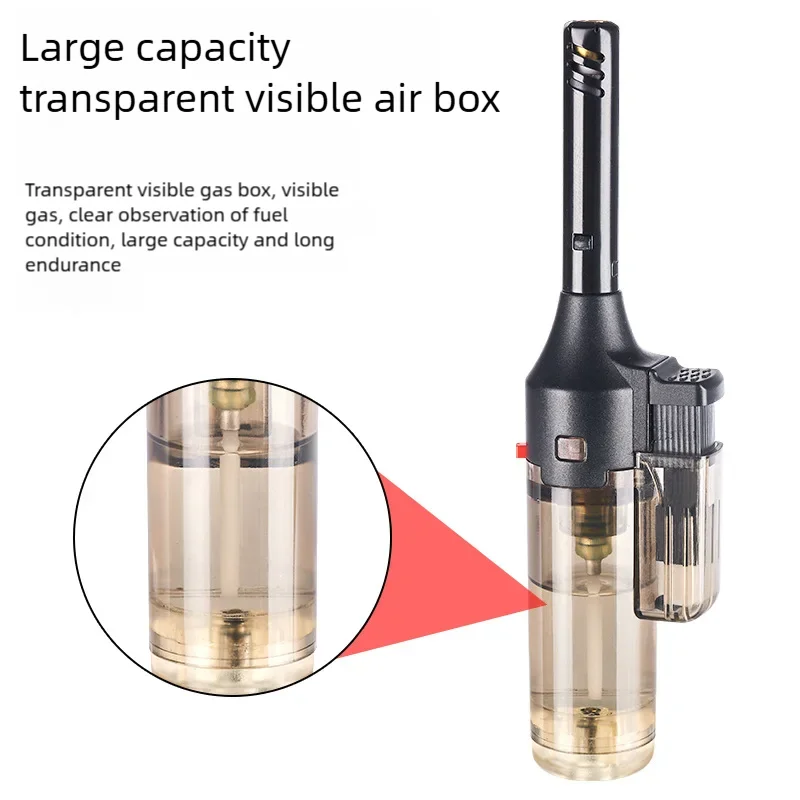 

Надувная зажигалка, прямая прозрачная камера, пистолет зажигания большой емкости, расширенная зажигалка.