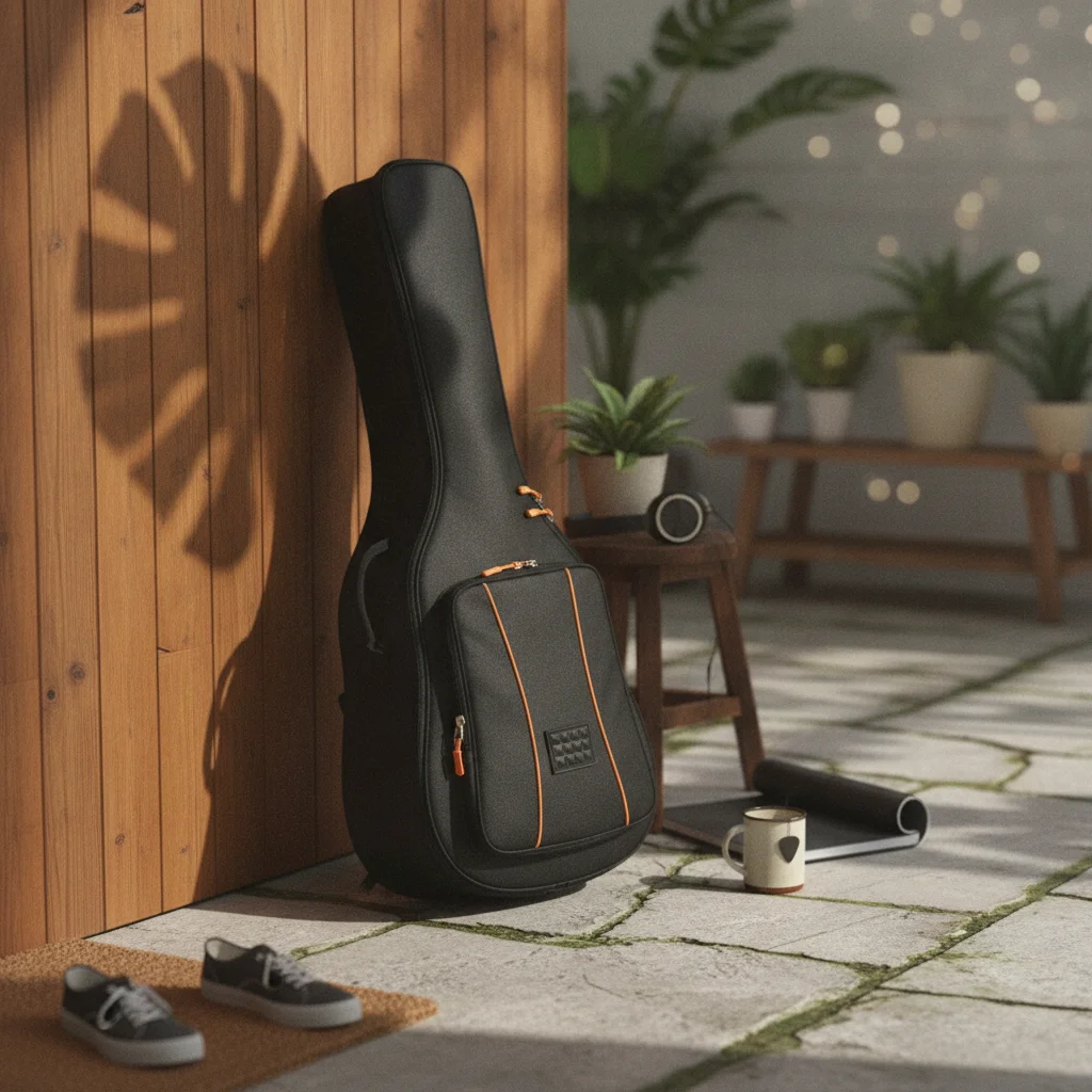 Lightweight Tenor Saxophone Backpack with Padded Case Contoured Body Zippered Pocket for Secure Instrument Transport