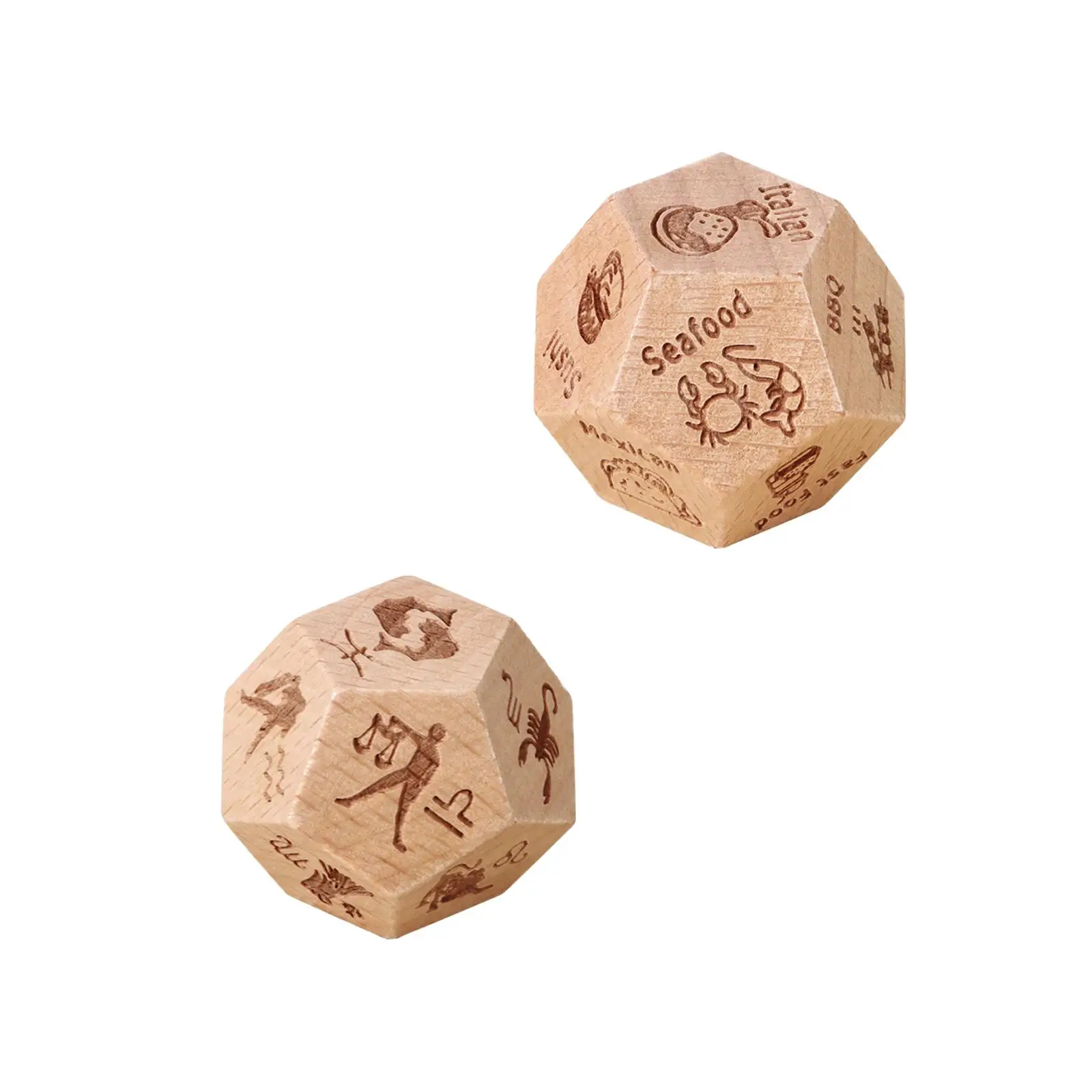 D12 Polyhedral Dice Valentine's Day Gifts Date Night Dice for Board Game