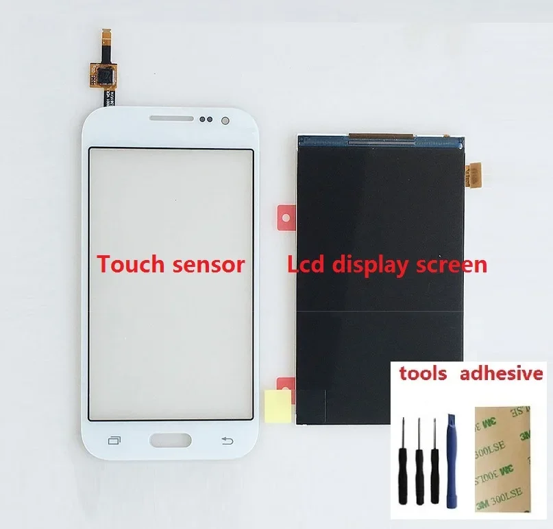 Touch Screen Digitizer Sensor + LCD Display Screen For Samsung Galaxy Core Prime SM-G360F G360F G360H + Adhesive + Kits