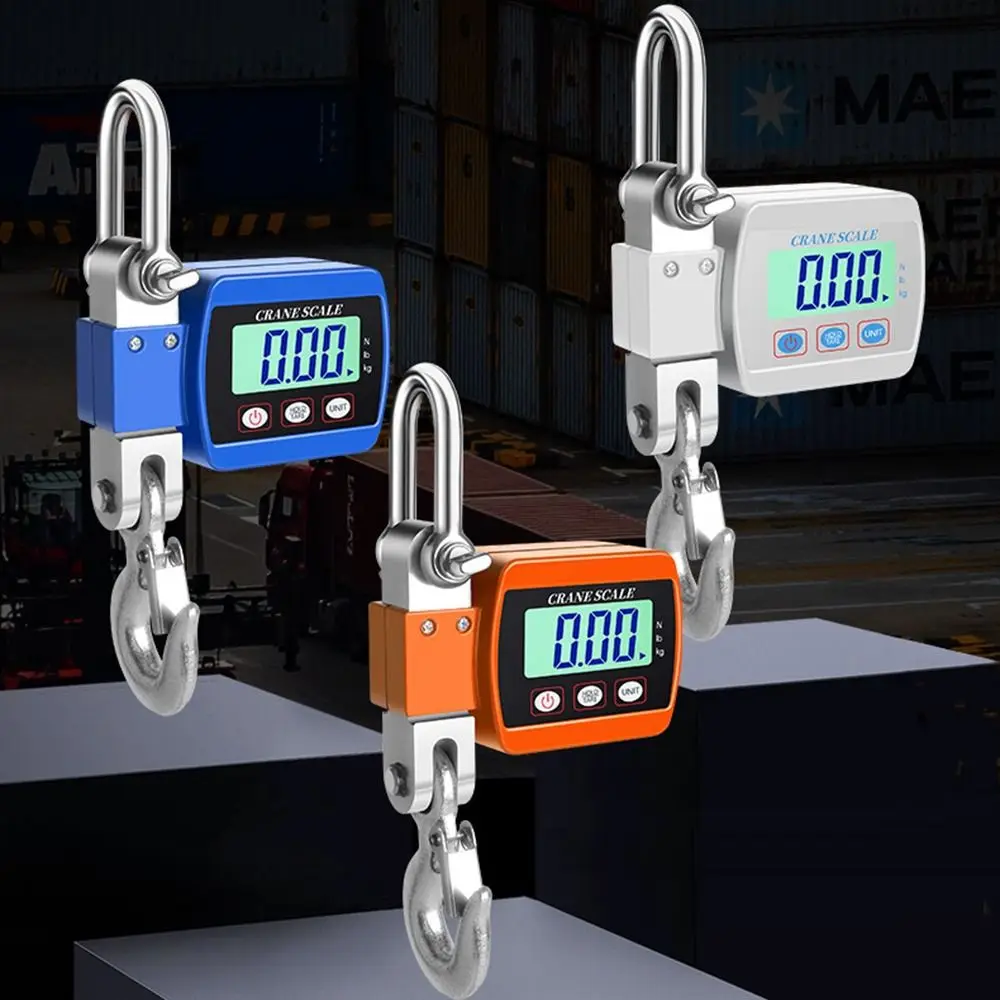 0.05-500kg Crane Scale LCD Digital High Precision Digital Electronic Scale Heavy Duty Multi-purpose Industrial Hanging Scale