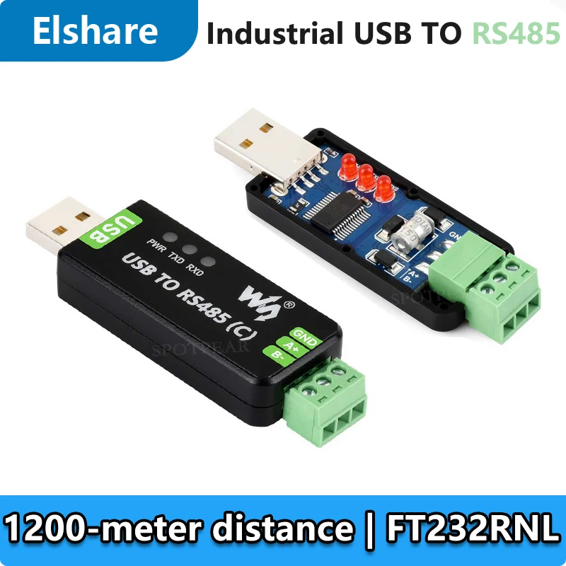 Industrial USB TO RS485 Isolated Bidirectional Converter Original FT232RNL 1200m Long Distance