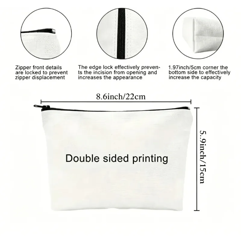 Multifunctional Fashion Striped Women'S Travel Organizer Bag -Cosmetic and Toiletry Storage Pouch Zipper, Perfect Friend Gift view 2