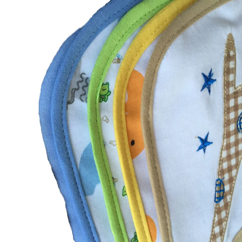 6pcs/Mixed Sales Cotton Baby Waterproof Infant Bibs(Send By Boys\' or Girls\') Ftrk0010