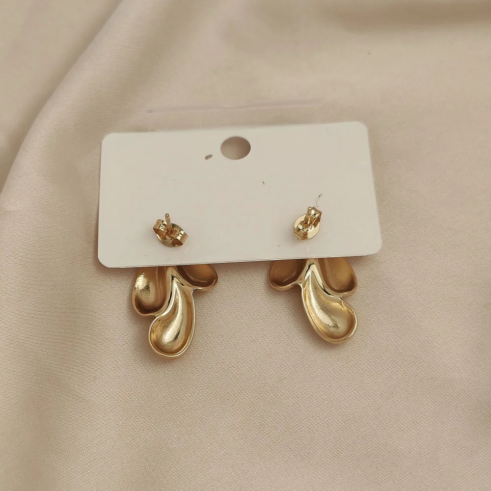 أقراط عصرية من الفولاذ المقاوم للصدأ على شكل صدفة مرجانية على شكل نجم البحر، أقراط معدنية ثقيلة مقاومة للماء وغير قابلة للتلاشي، هدايا حفلات الزفاف