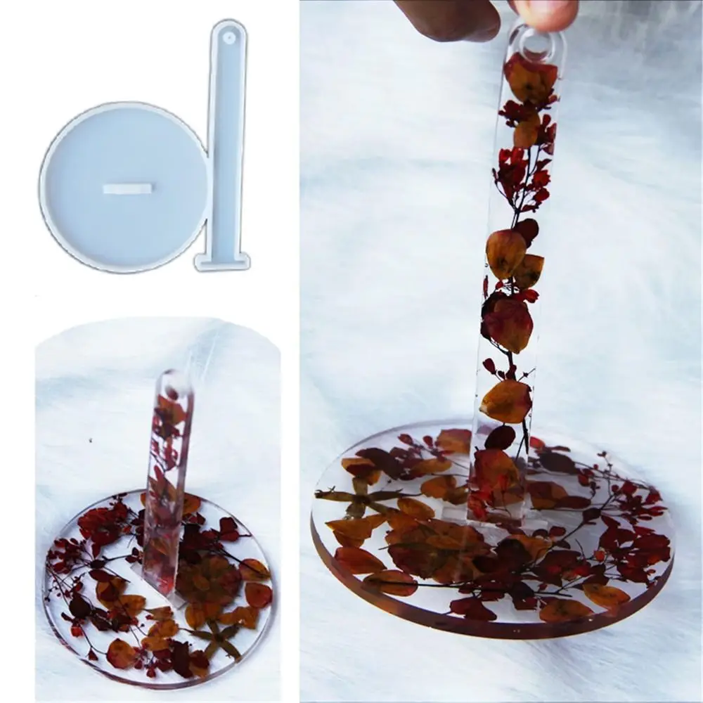 New Crystal Epoxy Wrist Yarn Holder Molds Handmade Multipurpose Wrist Yarn Spindle Molds Portable Silicone Molds for Knitting