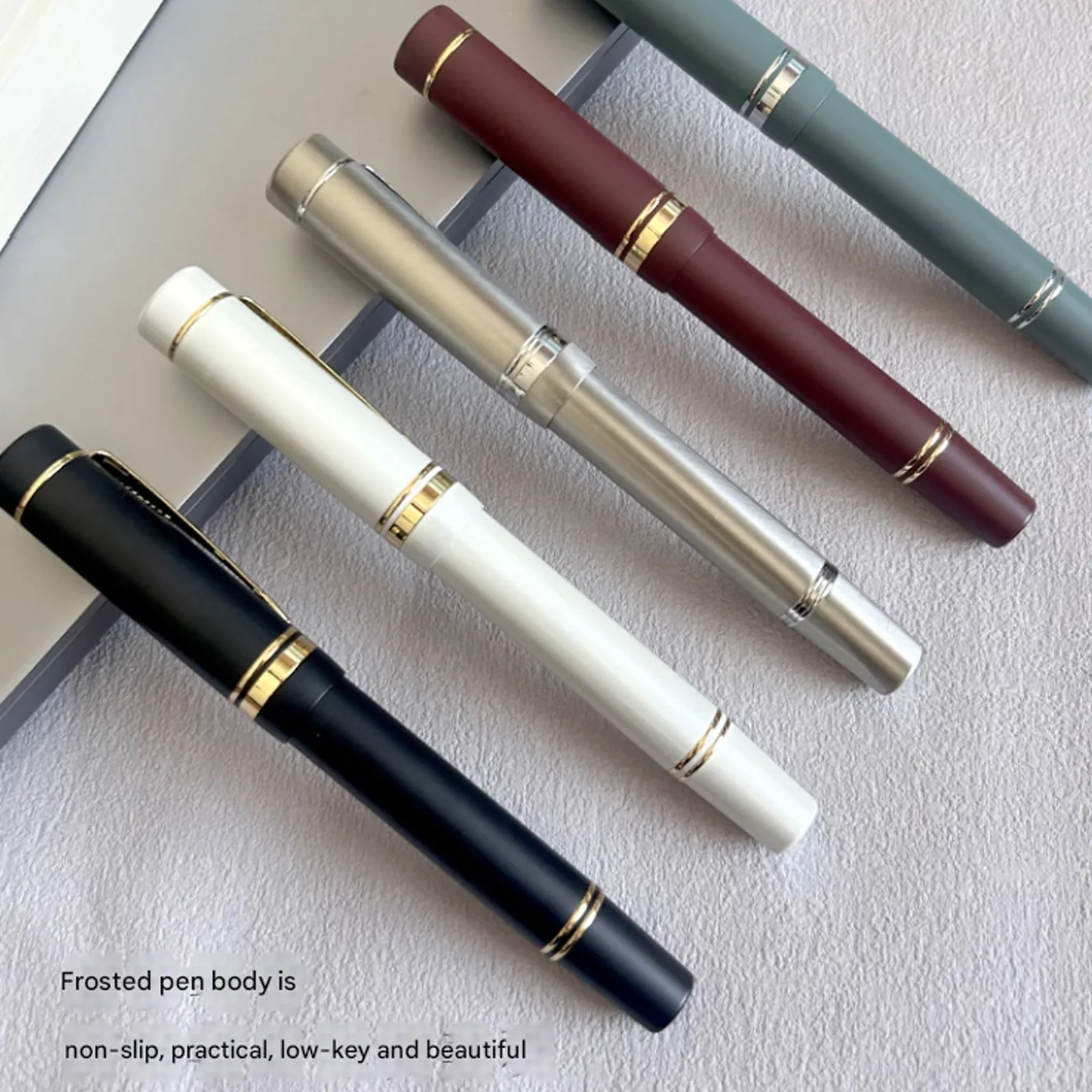 

Lemon M1a Piston Metal Fountain Pen with Handcrafted Naginata Togi Long Blade Nib for Chinese Calligraphy & Daily Practice