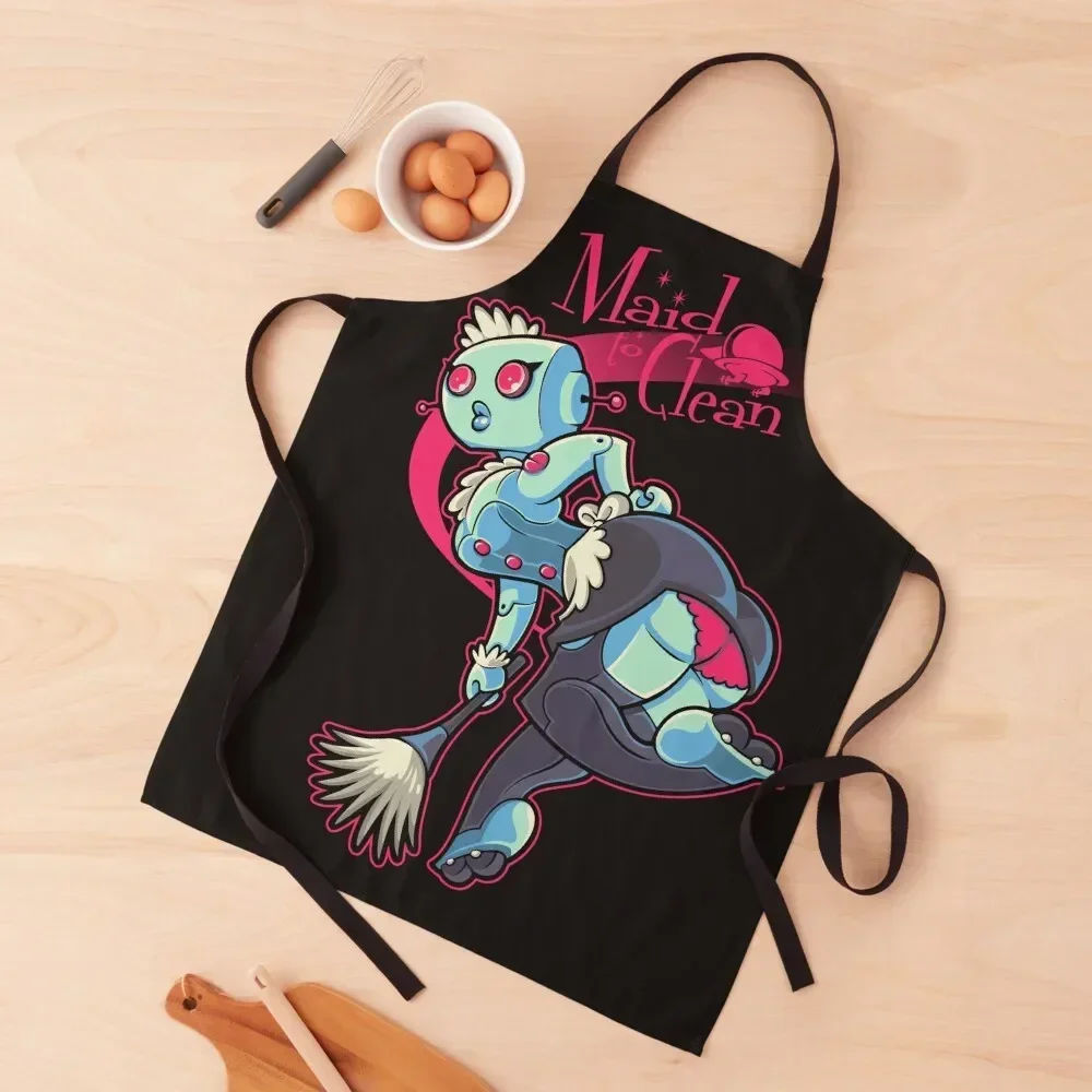 

Maid to Clean Apron household woman kitchen clothes Salon women's kitchens Apron