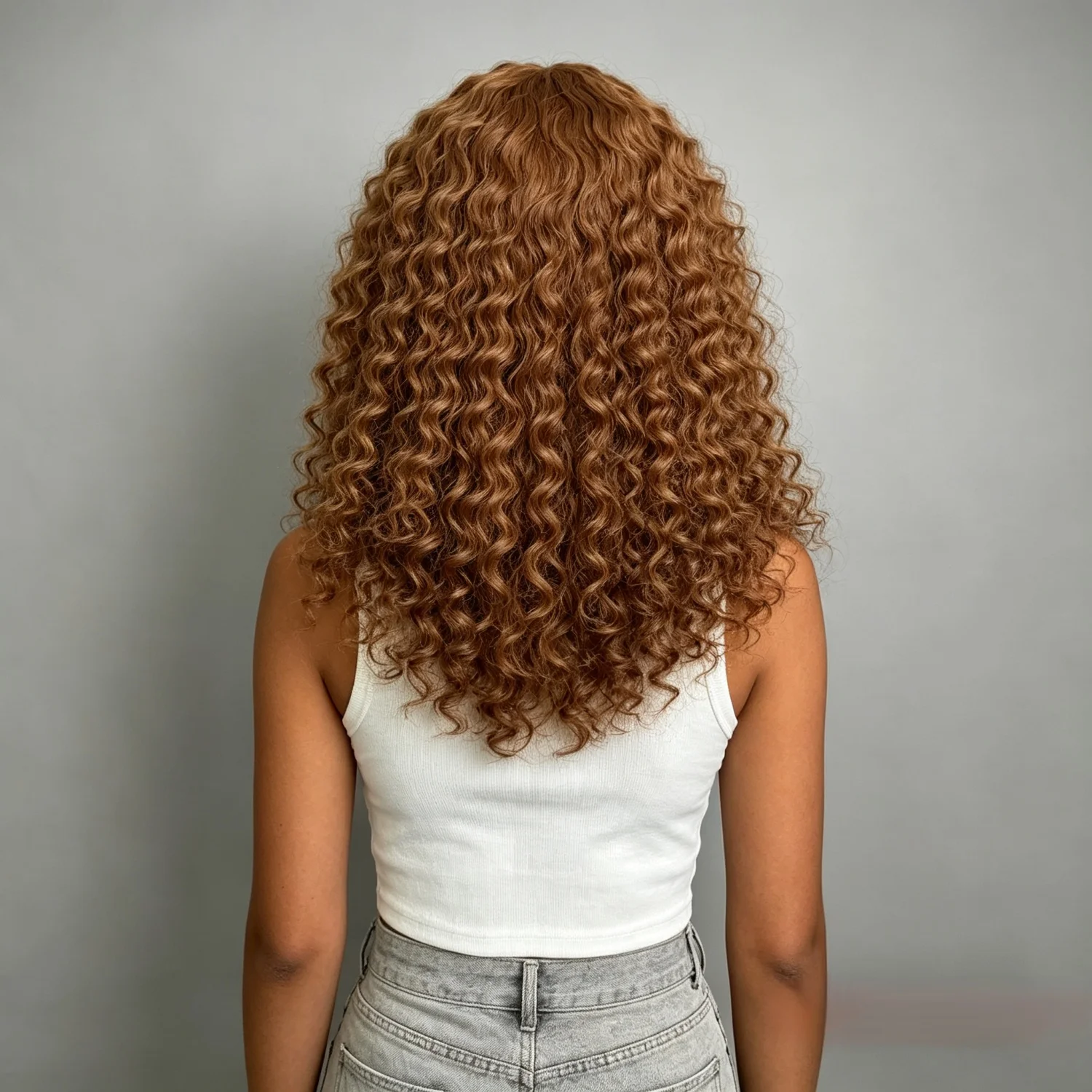 Middle Part Afro Kinky Curly Wig Brown Hair Wigs For Women Natural Soft Fluffy Fiber Synthetic Wig Cosplay Party Daily Use