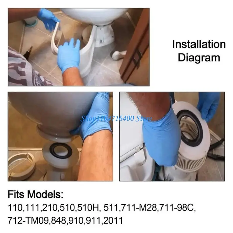 

Y1GD RVS Туалетный комплект для замены туалета для туалета Vacullush 110 111