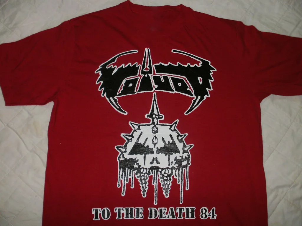 Voivod Band Tour 84 T Shirt Cotton Red Men Size S to 2345XL BE695