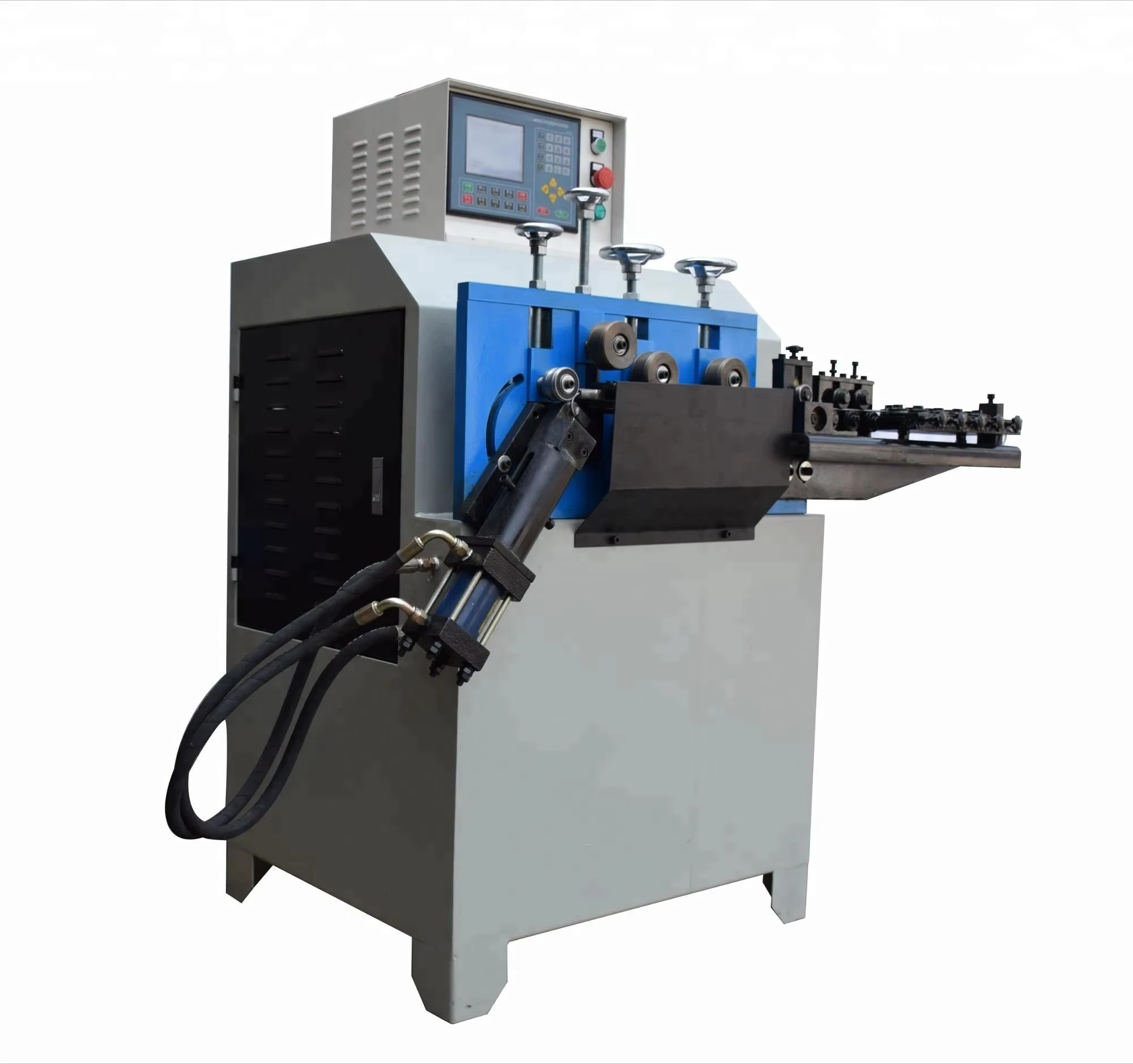Factory Mass Production Ring Making Machine CNC Hydraulic Straightening Coiling Wire Processing Machine