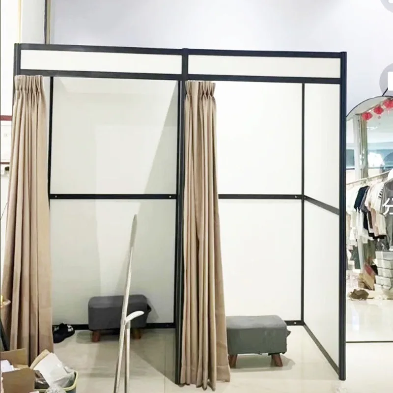 

Shopping mall clothing store mobile fitting disassembly type hard board fitting dressing room dressing