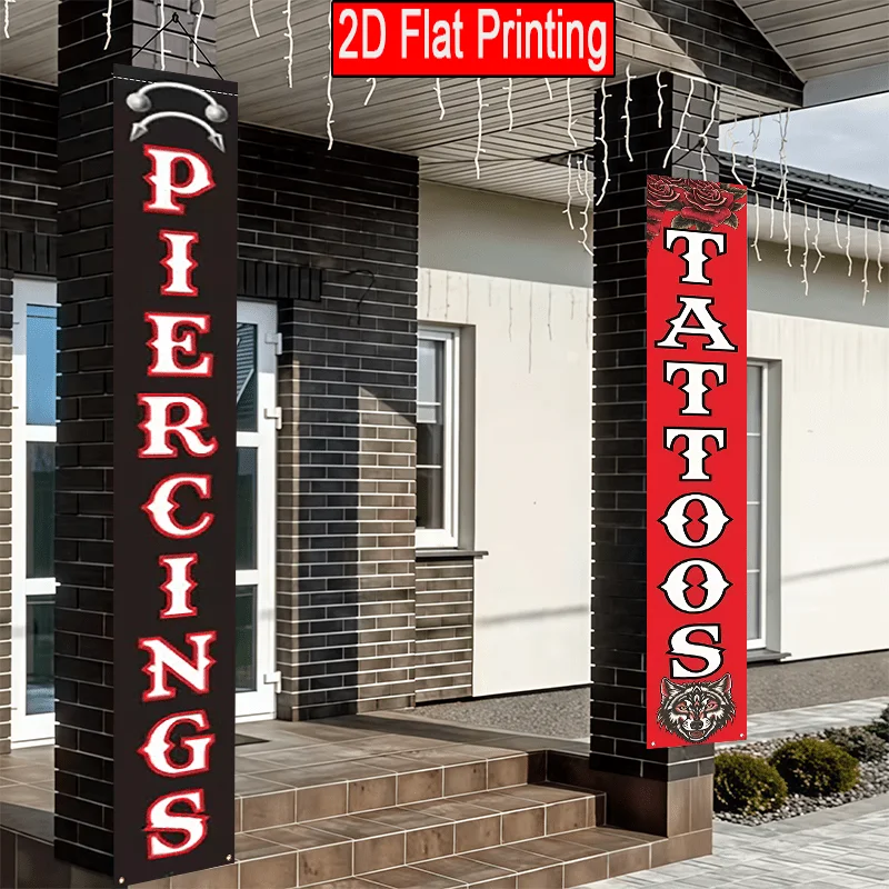 2D-Planartattoos und Tattoo-Banner, Tattoo-Motivdesignmuster, Flaggen – sehr gut geeignet für die Dekoration in gewerblichen Umgebungen. – Detail 10