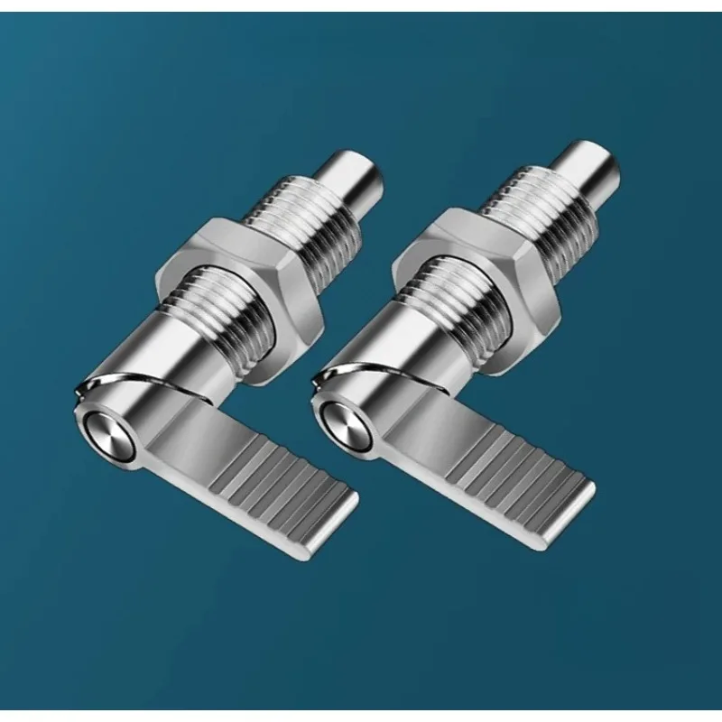 For Indexing Pin Knob Plunger L Type, Stainless Steel Handle Type Self-locking Spring Positioning Pin PXVBK-GN612